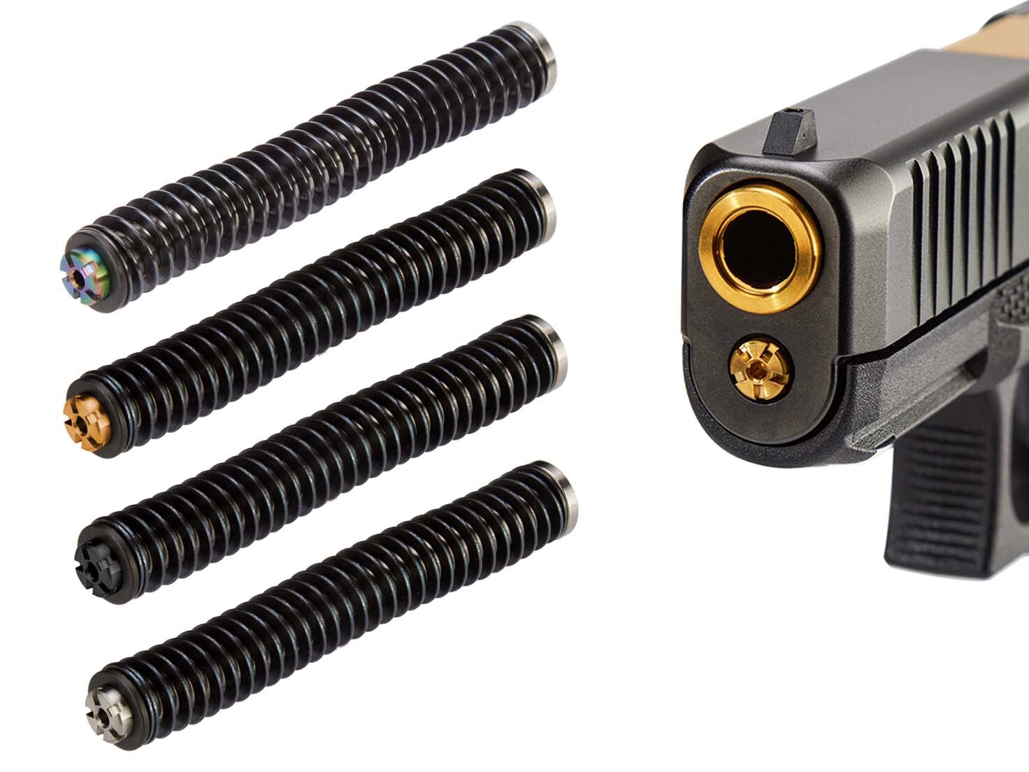 NDZ Stainless Steel Recoil Guide Rod For Glock Gen 6 19 45 | eBay